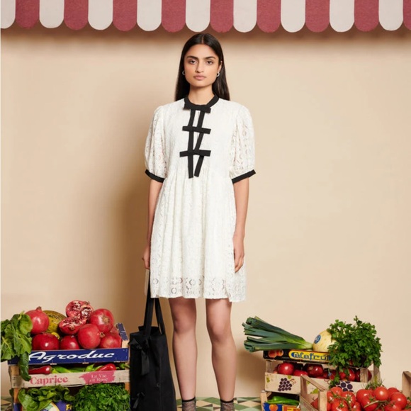 Sister Jane Dresses & Skirts - Sister Jane White and Black Mini Dress